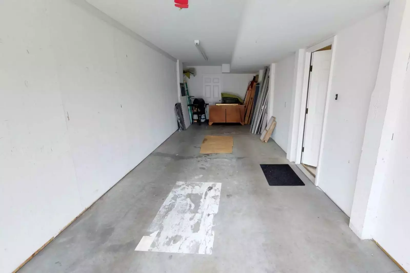 Garage available for your use.  Grill is stored here.