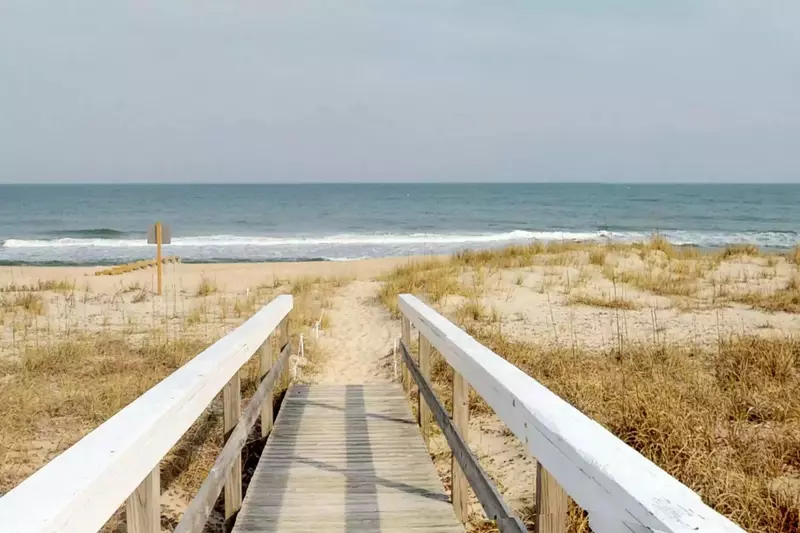 Just a few steps away from your toes in the sand