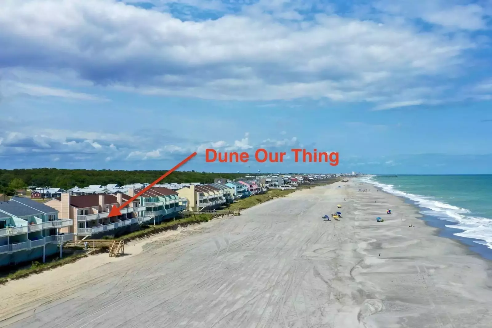Dune Our Thing is part of Ocean Dunes Community with many amenities. Pools, tennis, hot tub and much more