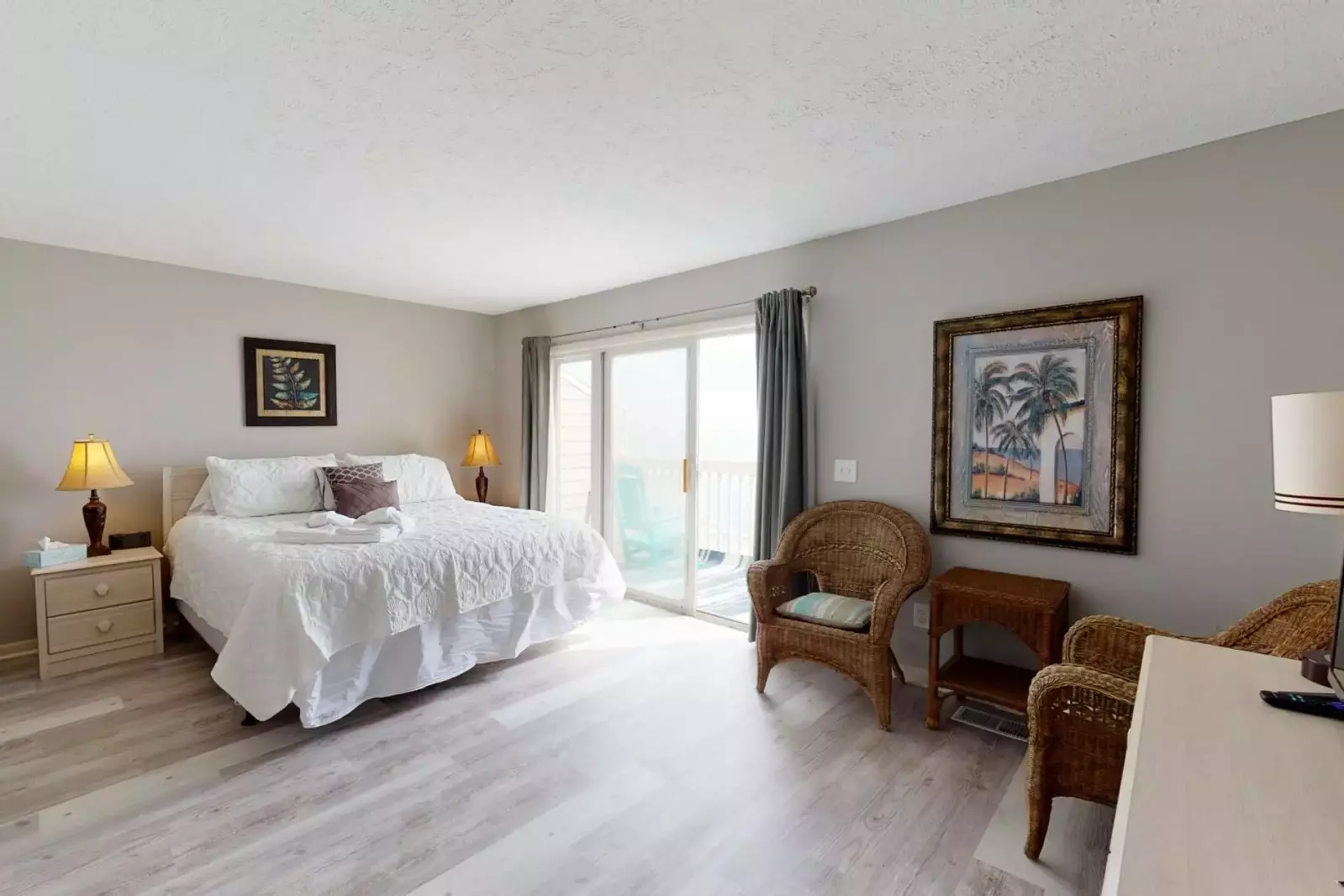 The owner suite has a private deck and a private bathroom