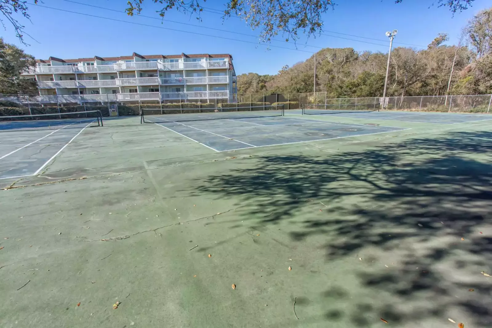 Tennis courts are also available during your stay ...Only at Ocean Dunes in Kure Beach!