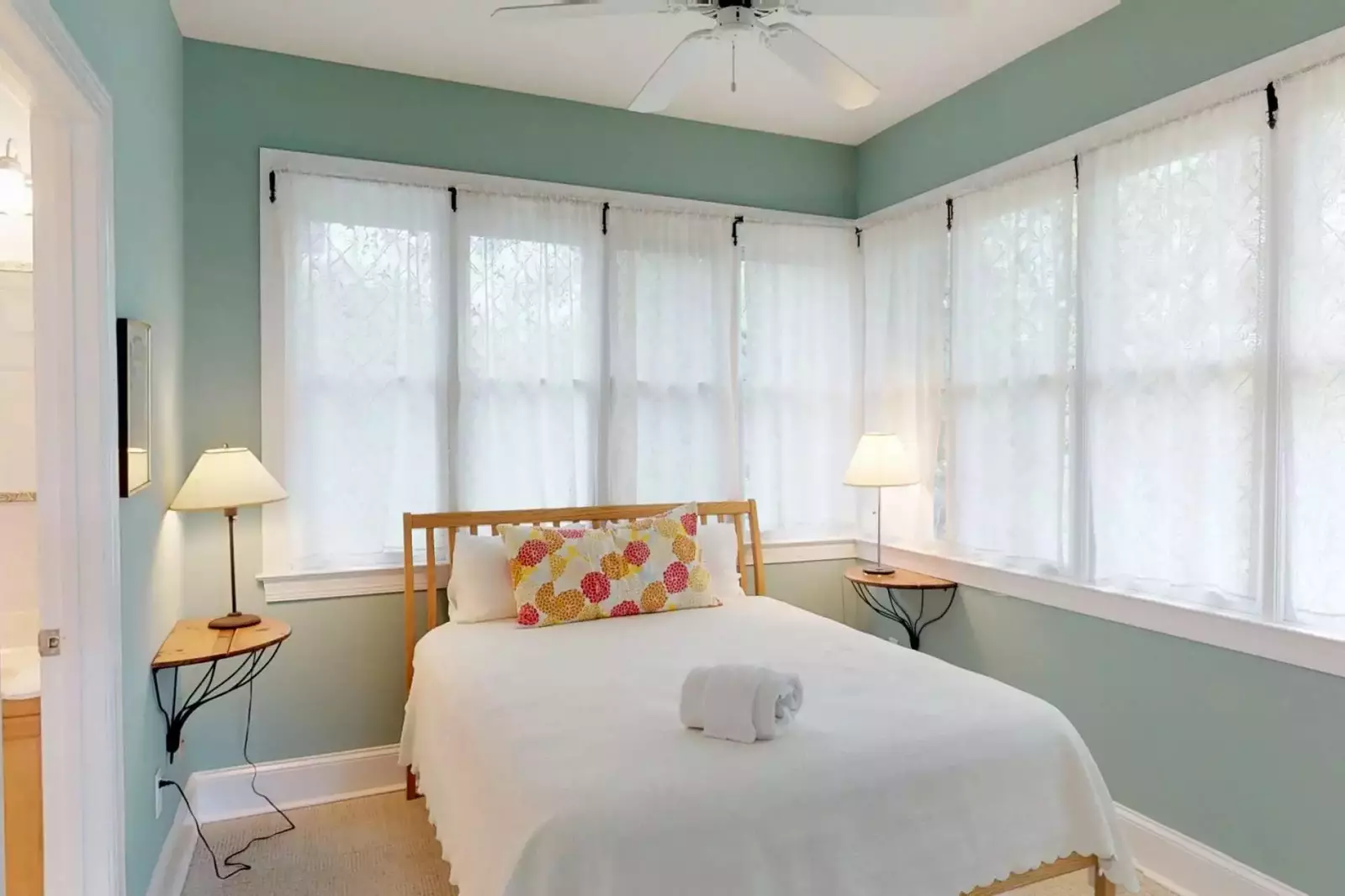 The second bedroom has a full bath, and again, you won't feel closed in with a few more windows.