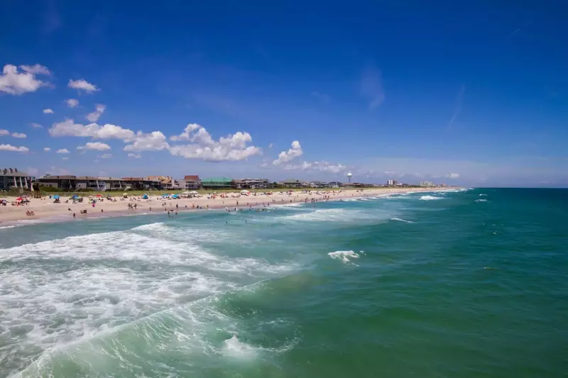 View of the Ocean from the pier