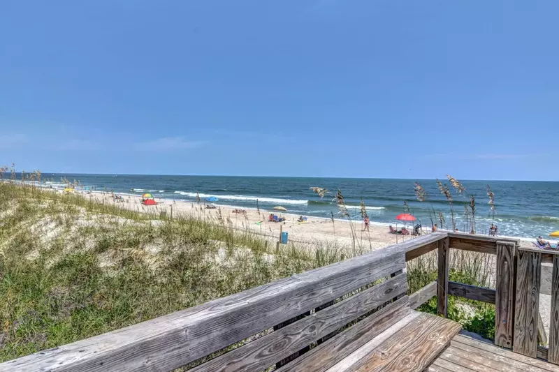 The ocean shore is a short walk down the private dock, no lugging beach toys across a street or from blocks away