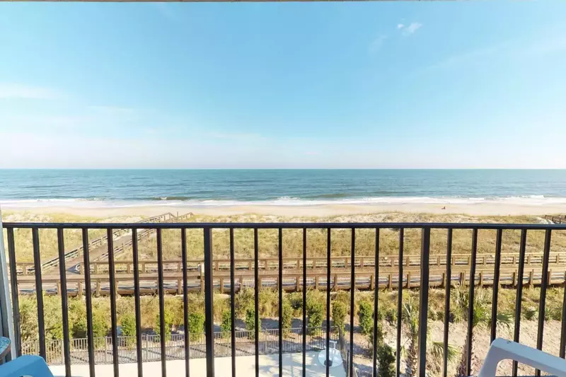 Beautifully covered porch with amazing canopy view