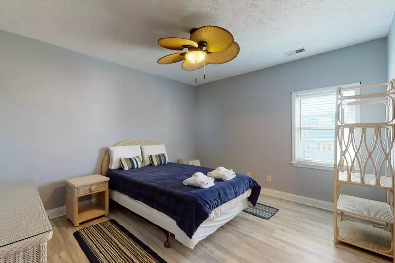 The 3rd bedroom has a queen bed and plenty of room for a couple to enjoy!