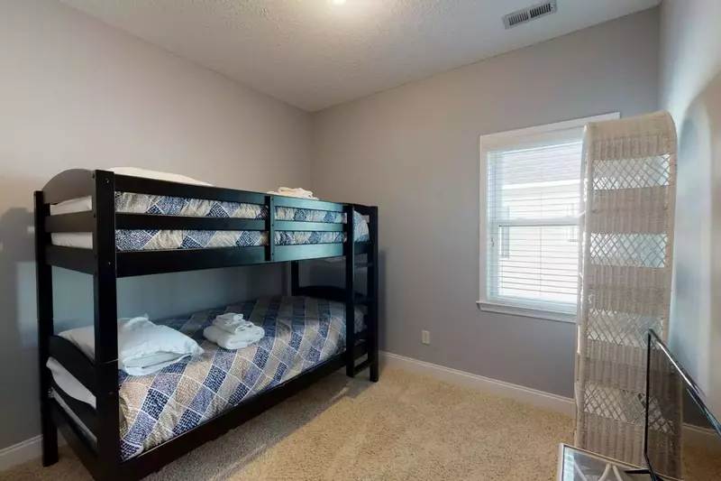 Bunk room is perfect for the kids