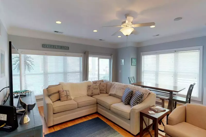 Plenty of seating in the main living space on the 2nd floor.