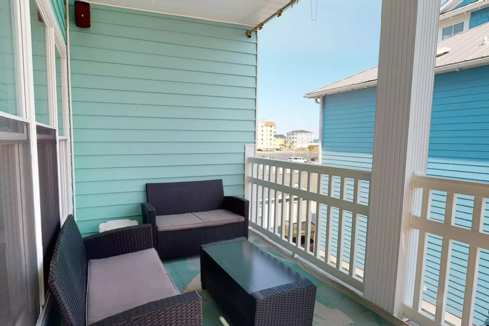 Deck outside of main living space