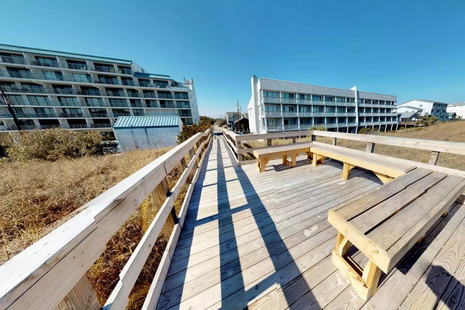 Beach access is just a block away with a new boardwalk.