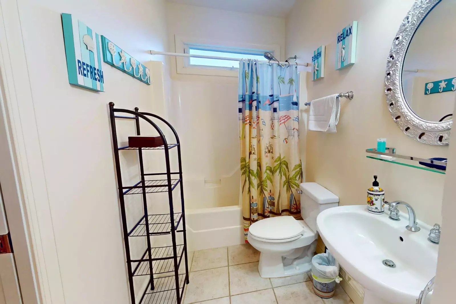 Full bath located on the main floor.