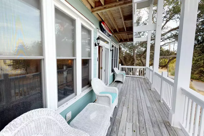 Watch the sunrise with a coffee on the main floor front porch.