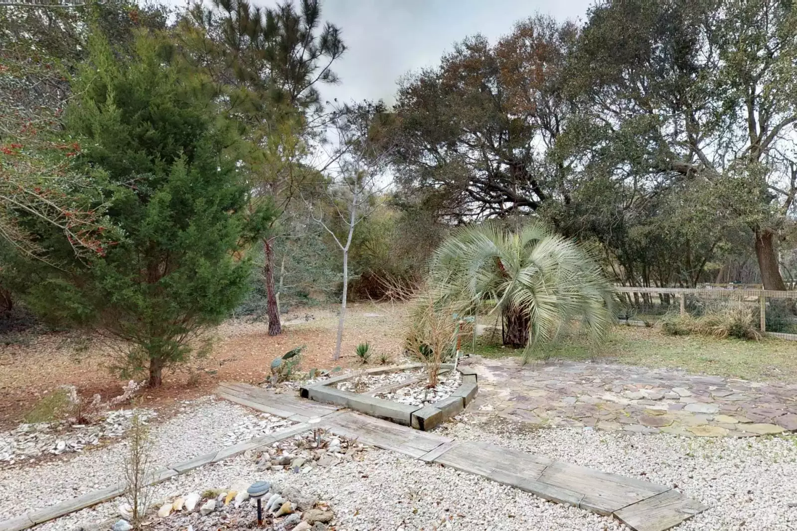 2 sides of the property border Ft. Fisher State Park allowing for extra privacy and a quiet space