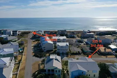 Ocean views, close beach access, near downtown, and over 3,300 square feet of space, Bella Mar has it all
