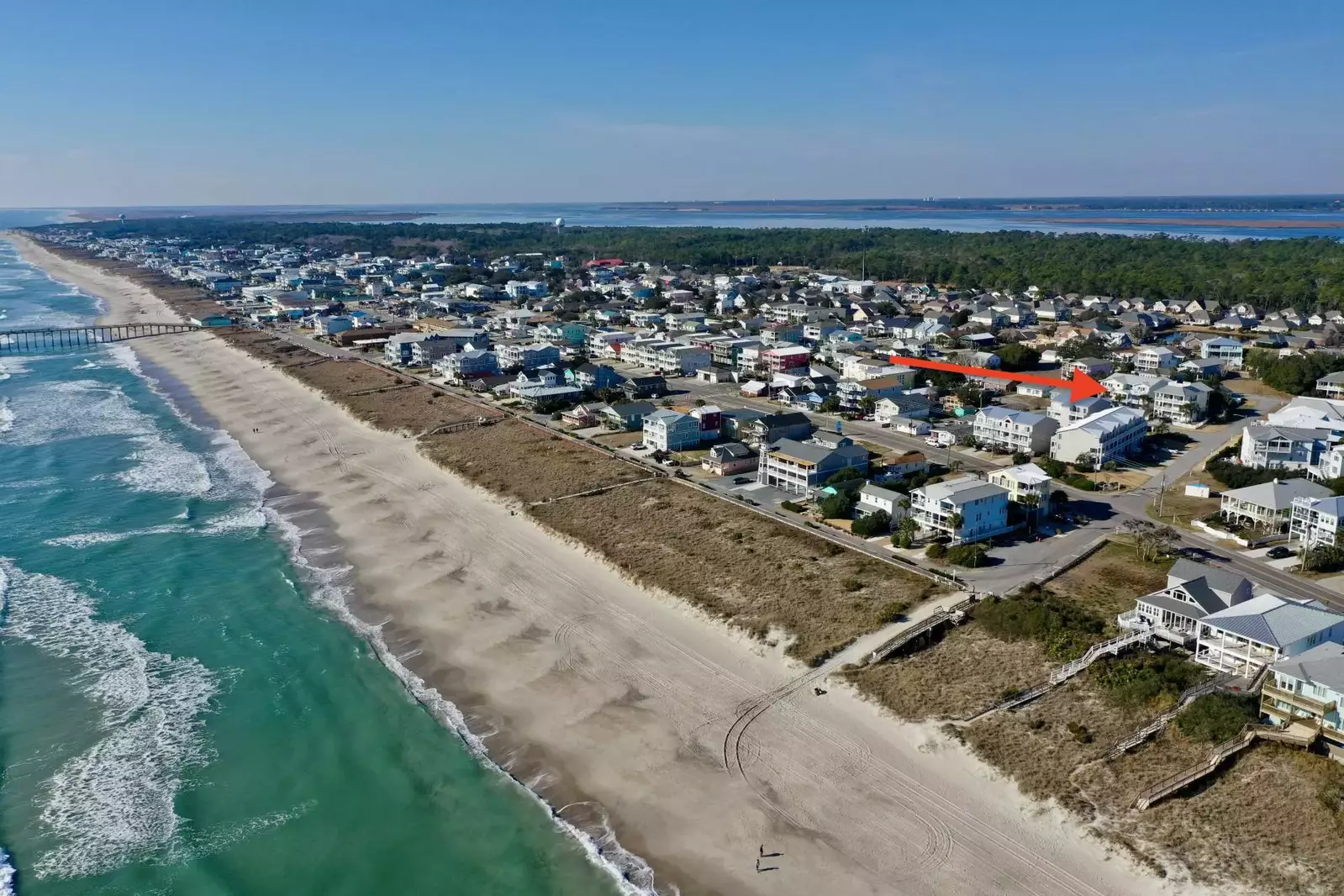 Plenty of sand to lay out in or make sand castles!