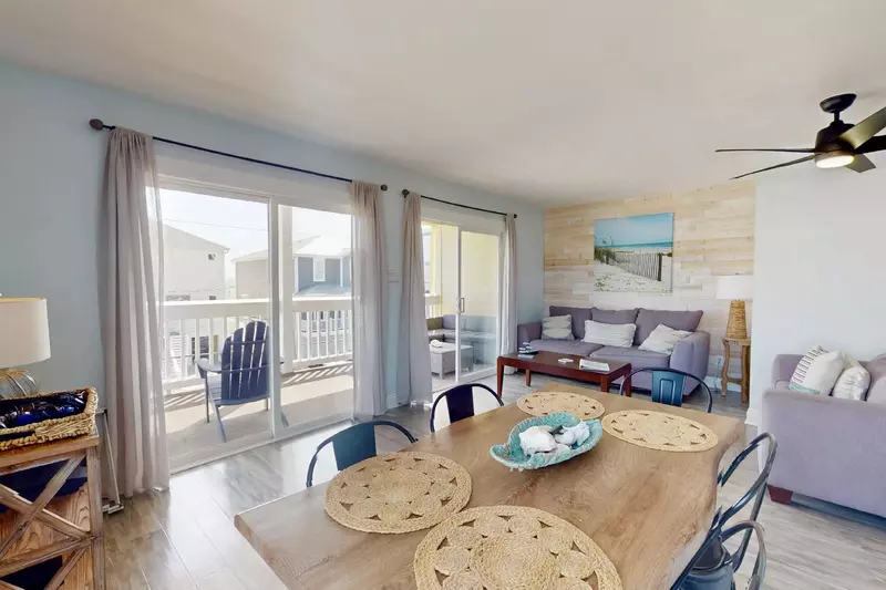 Plenty of seating options in the main living area