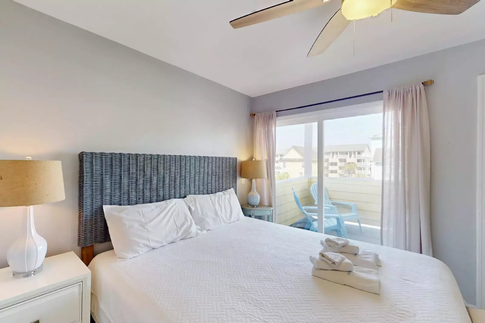 The comfortable king bed in the master will make sleeping a dream