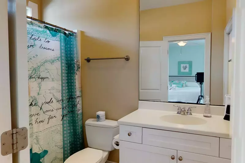 Top floor owner suite bathroom