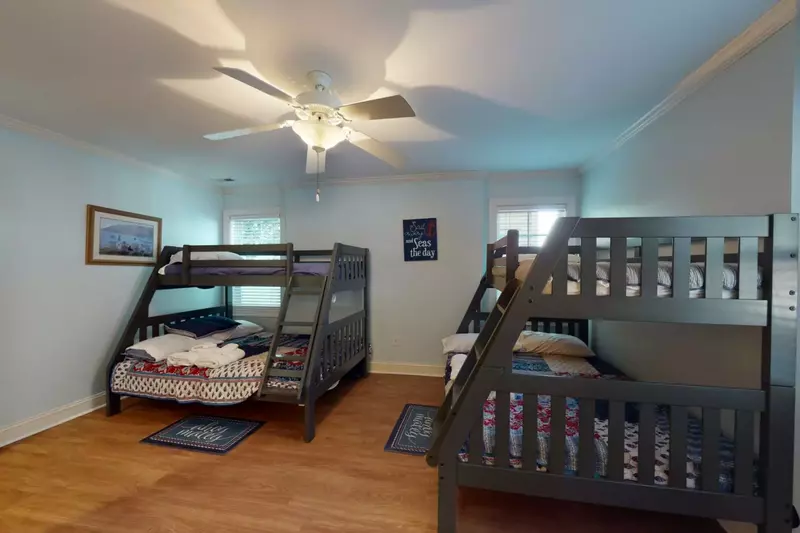 1st floor bunk room has its own bathroom