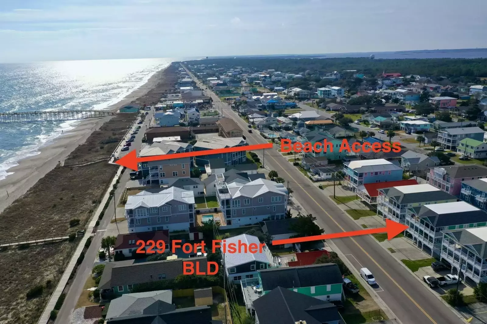 Pirate Queens is close to downtown Kure, the pier and the beach!