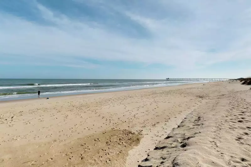 No crowded beaches at Kure Beach