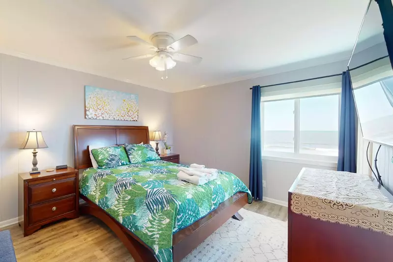 Enjoy the the ocean views from the main suite