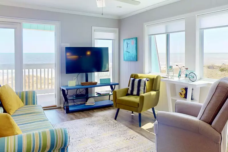 Relax on the couch and enjoy the views