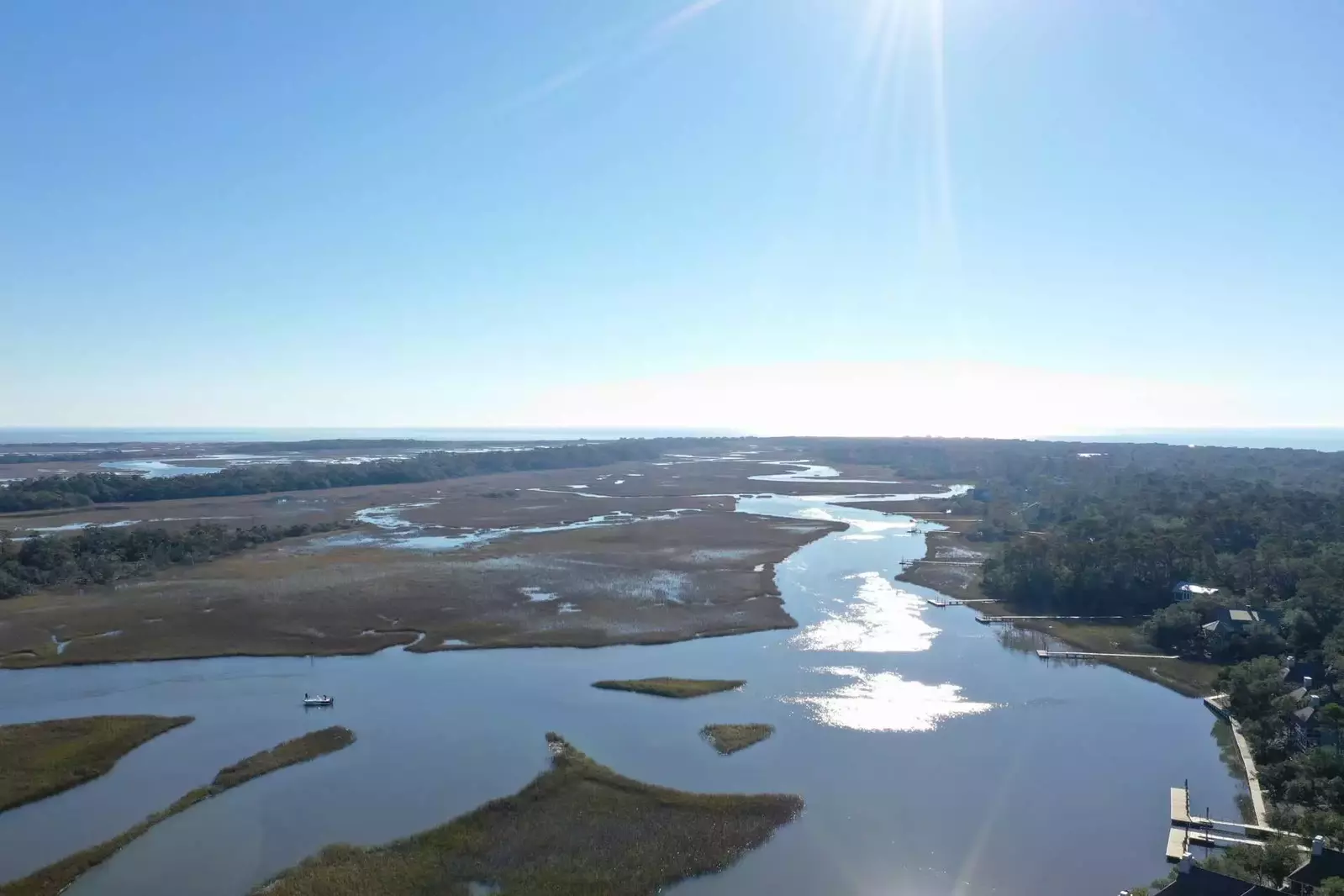 Fish year round off the dock or from a kayak or canoe.