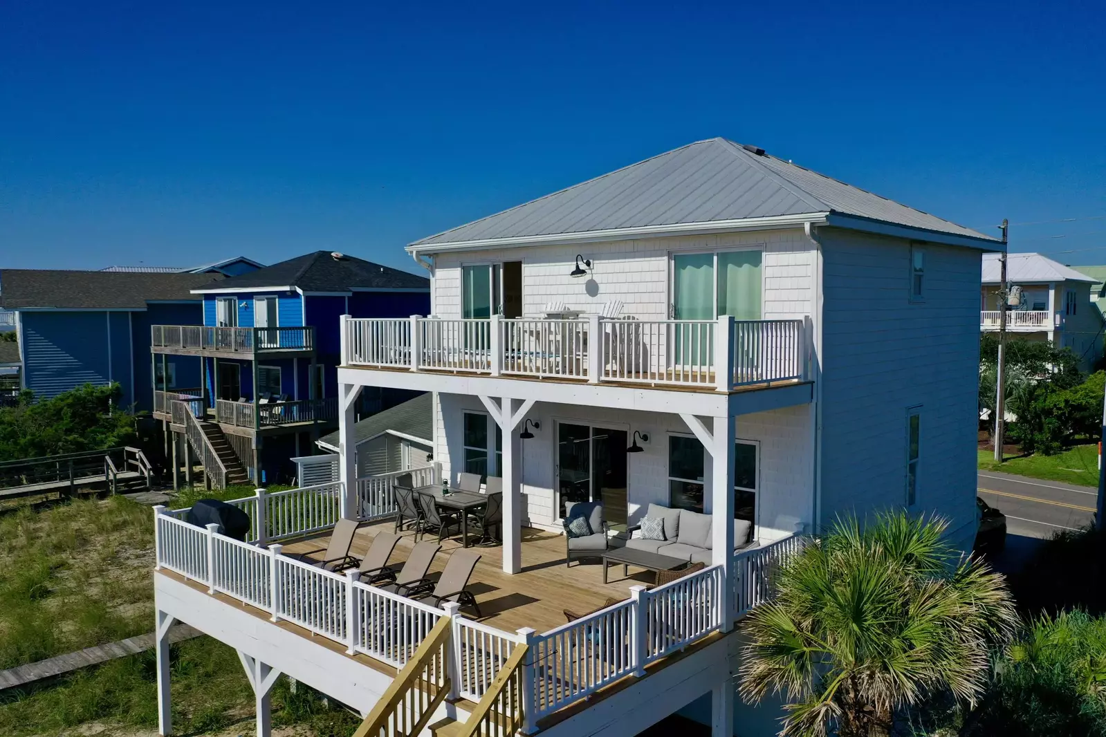 Tons of seating on the decks