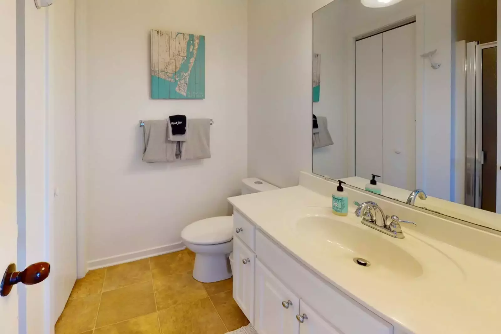 Main Bedroom has a full bathroom