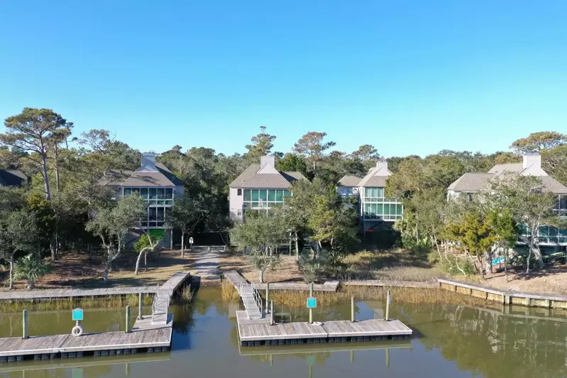 The dock is a great place to go fishing