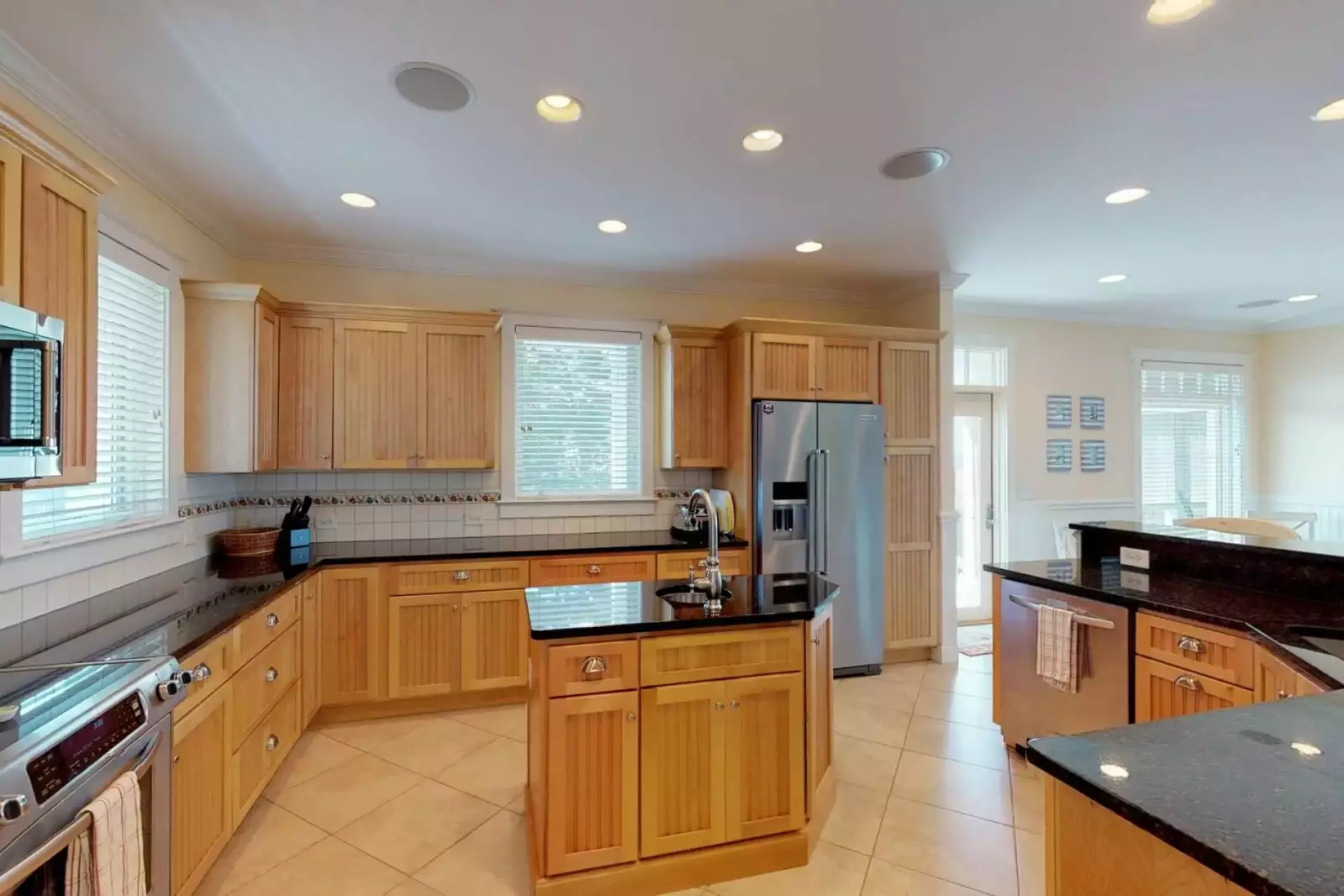 Green Teal's kitchen is large and well appointed with everything you need to make that great meal for the family or friends