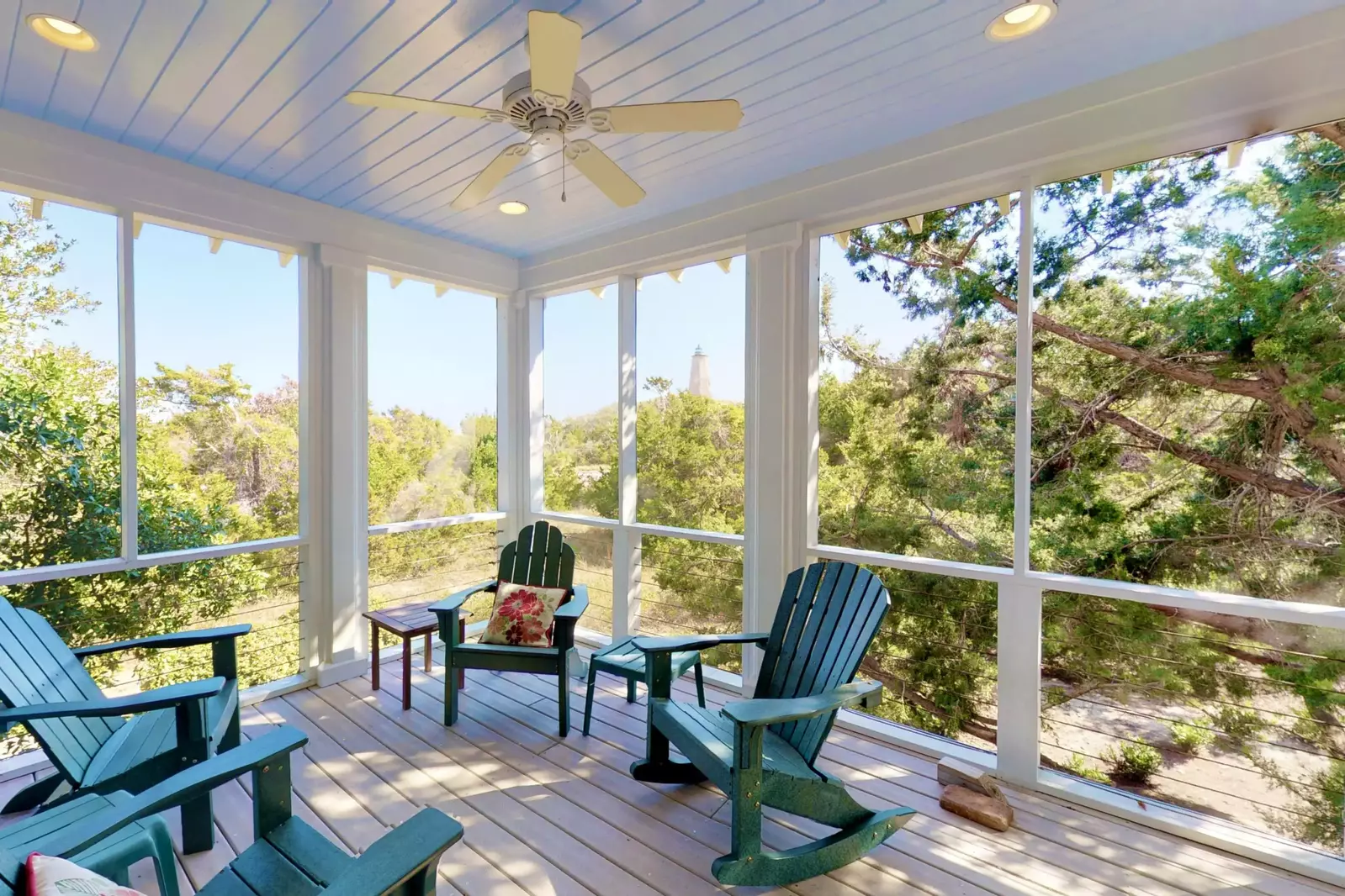 With 7 decks, you'll find one just around every corner