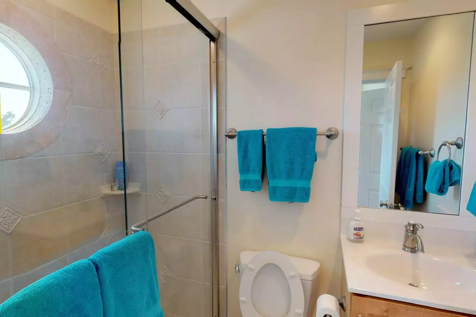 Bathroom for upstairs owner suite bedroom