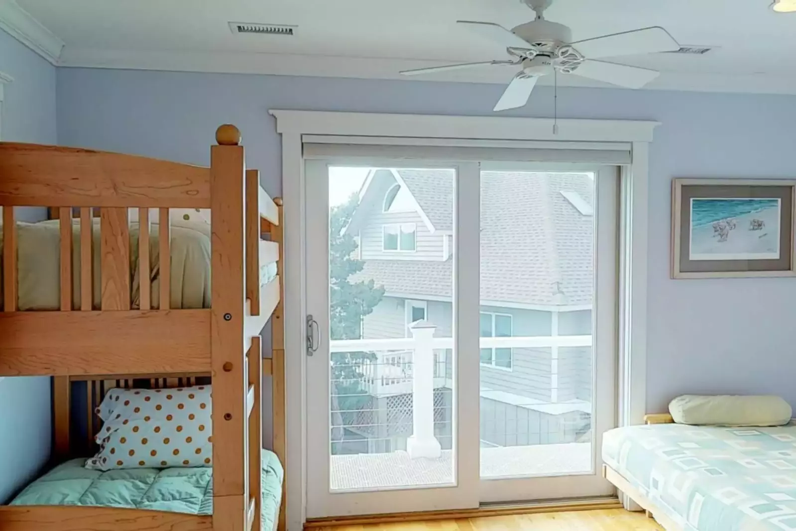 The bunk room has 2 twins and a full, great place for the kids