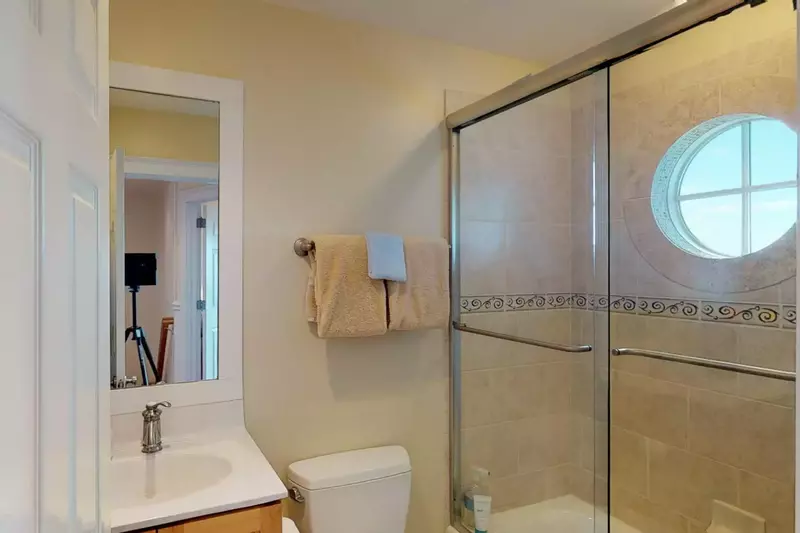 Bathroom with walk in shower