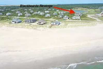 Blackbeard's is not only close to the BHI Club but also very close to the beach