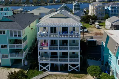 Dolphin Watch is the bottom floor with half the second floor on the right