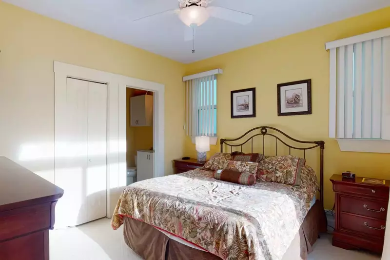 Another large owner suite on the first floor with its very own deck and bathroom!