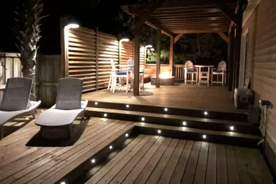 Evenings by the Fire or Pool in your Private Oasis at Tipsea Toes