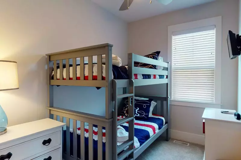 2nd floor bunk room, perfect for the kids