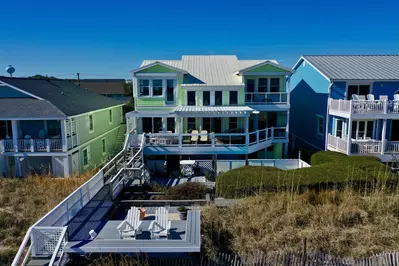 Multiple decks allow for several different ocean views!