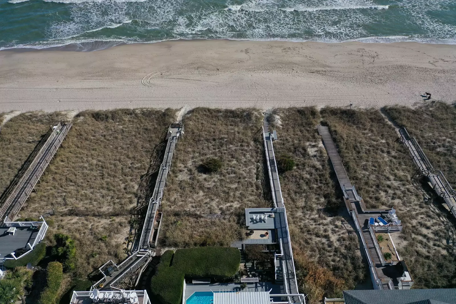 You're only steps from the sand at Seaside