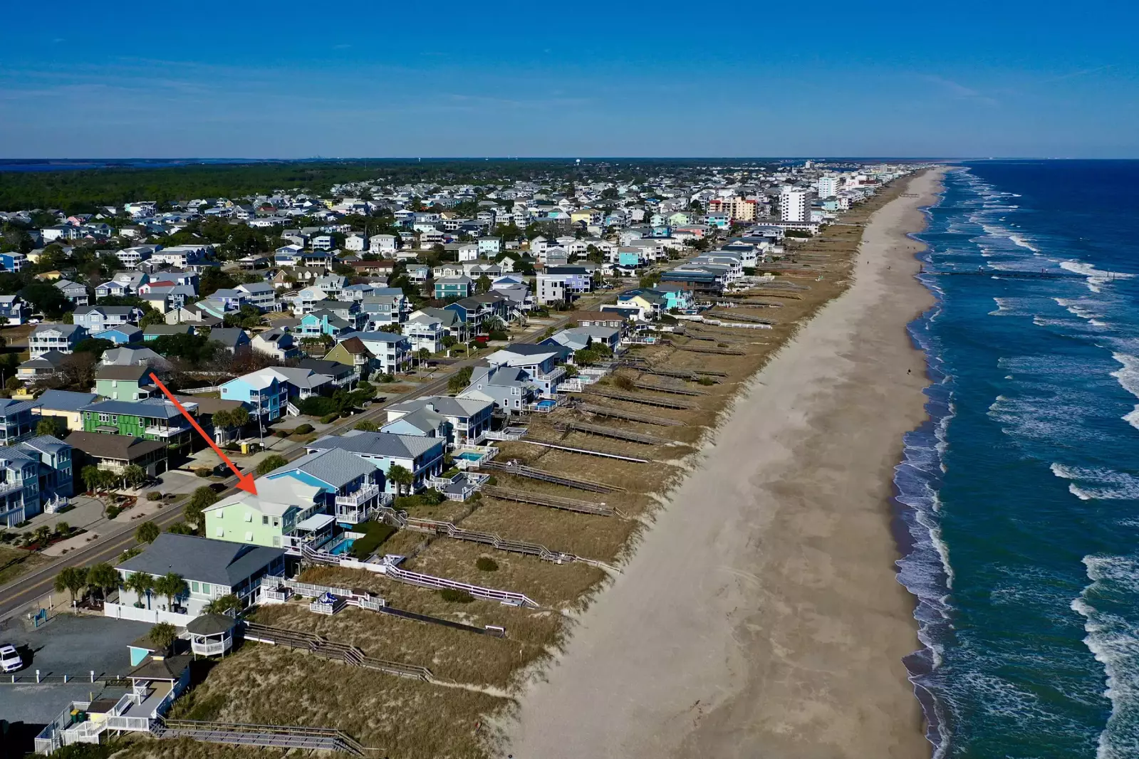 Seaside is only a 5 minute drive to the Carolina Beach Boardwalk