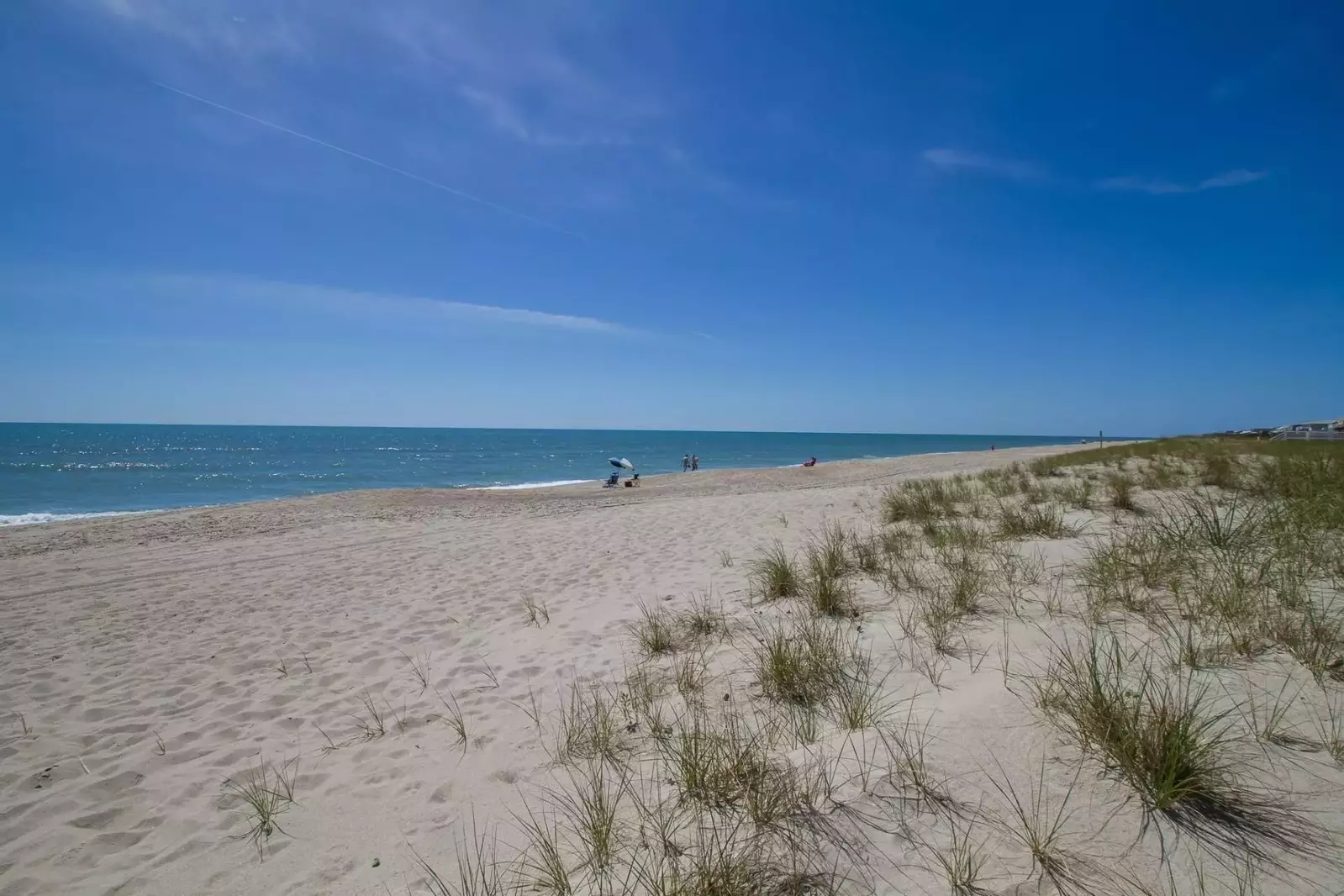Enjoy the white sand and crystal blue water