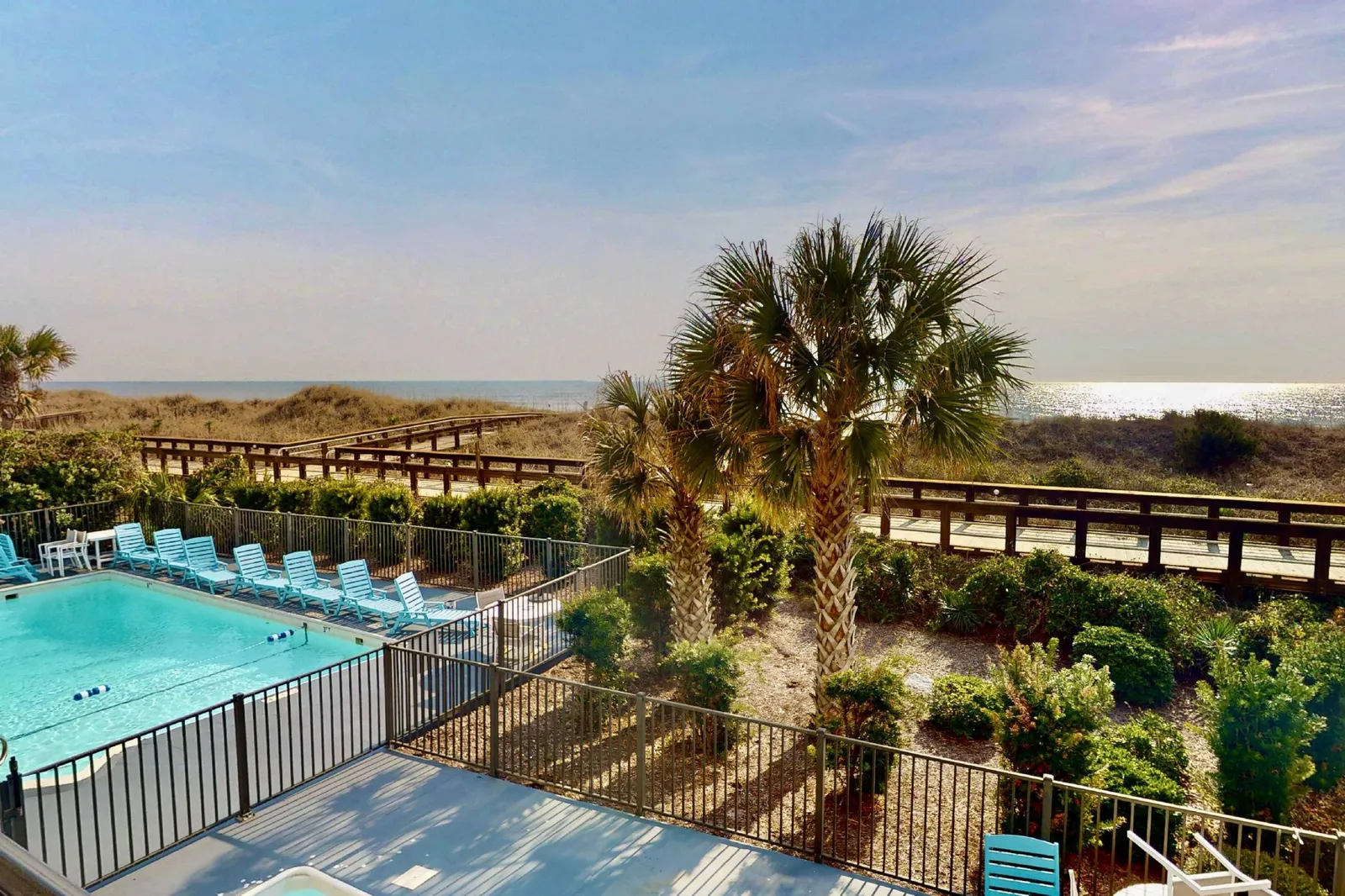 Ocean and pool view from the patio!