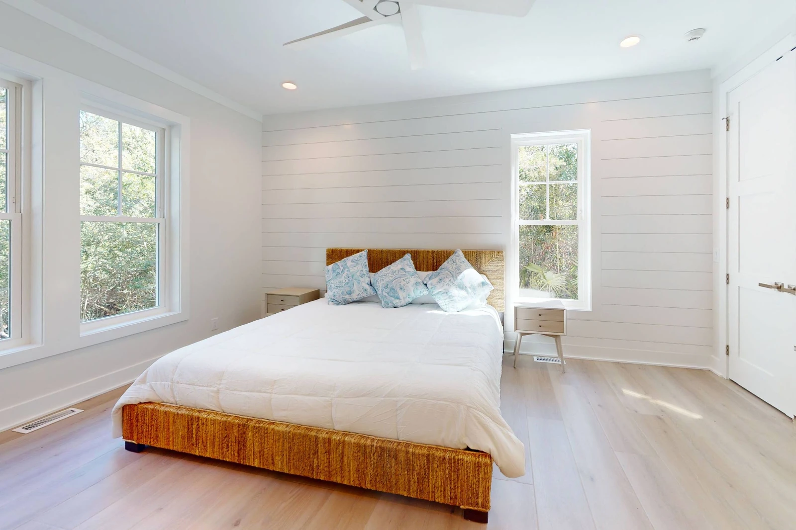 The 1st floor suite has a king bed