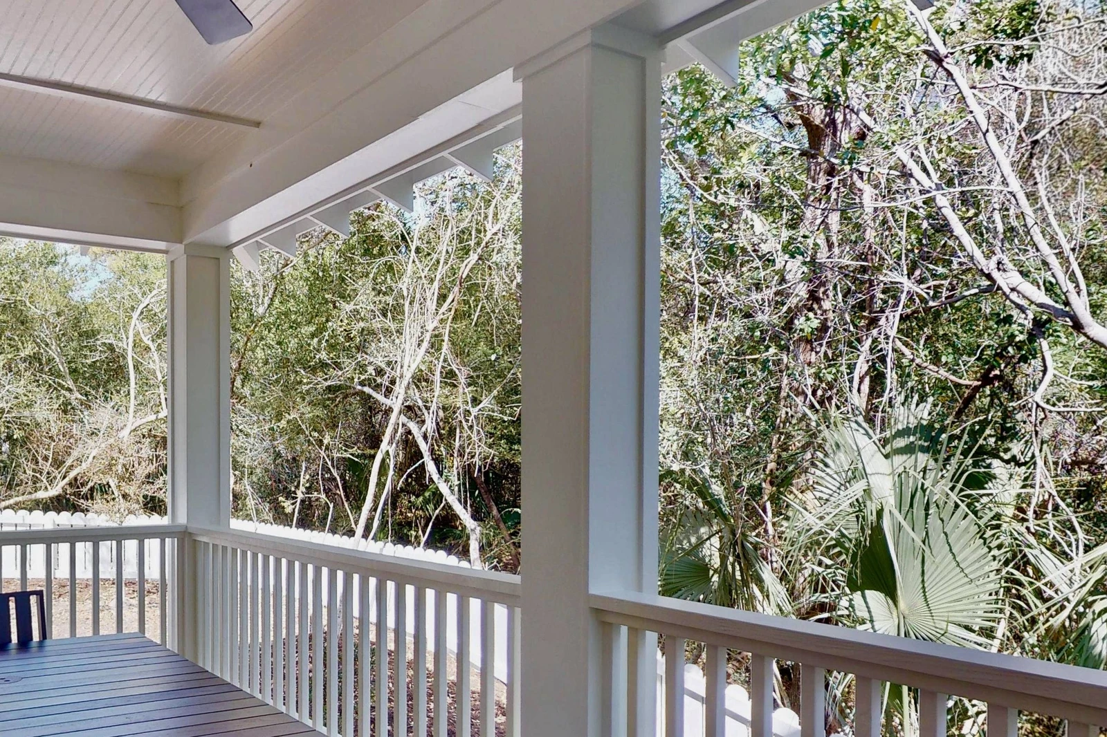 Both the front and back decks will be screened in