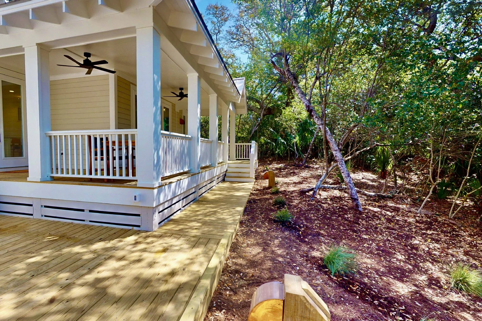 There is a plethora of outdoor space available at Beneath the Oaks