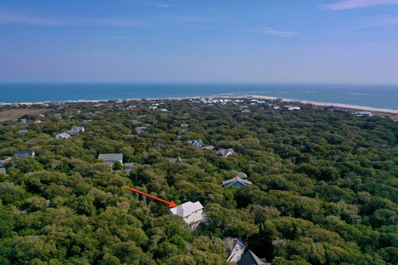 A quick cart ride takes you easily from the maritime forest to the beach